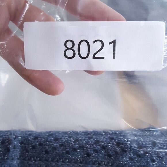 PAIGE Womens Sweater Large Blue Pullover Crew Loose Knit Puff Sleeve ATHENA - Picture 9 of 9